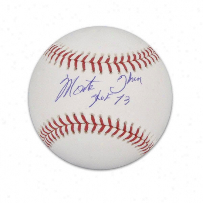 Monte Irvin Autographed Baseball  Details: Hof 73 Inscription