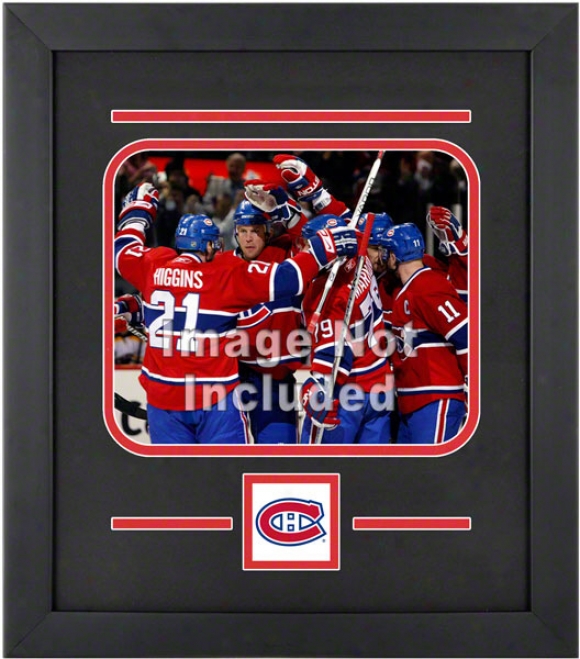 Monfreal Canadiens 8x10 Horizontal Setup Frame With Team Logo