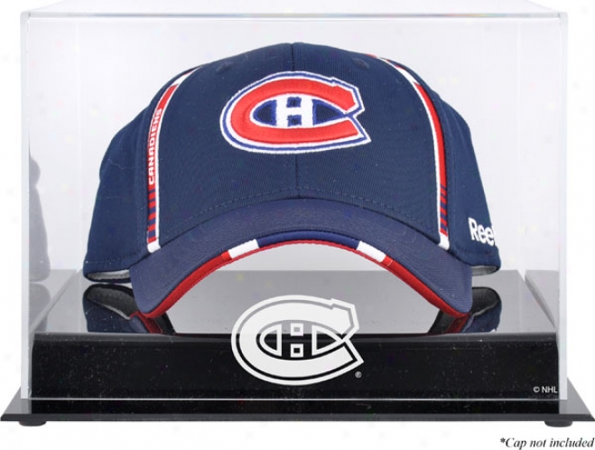 Montreal Canadiens Acrylic Cap Logo Display Case