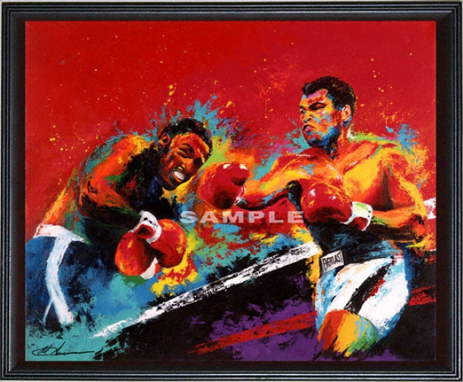 Muhammad Ali/joe Frazier - &quotthriller In Manila&quot - Wall - Framed Giclee