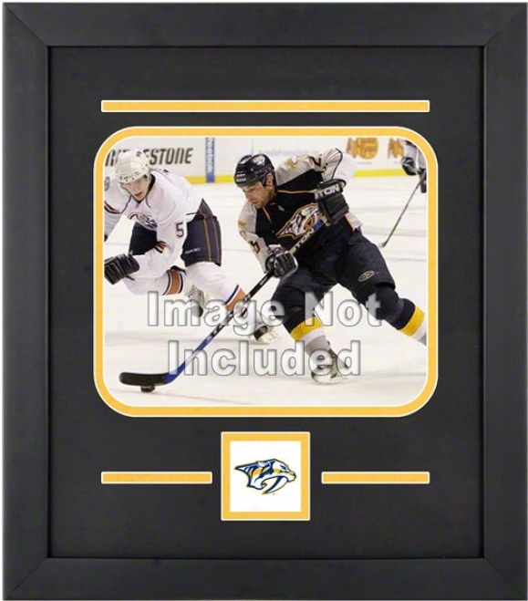 Nashvillw Predators 8x10 Horizontal Setup Frame With Team Logo