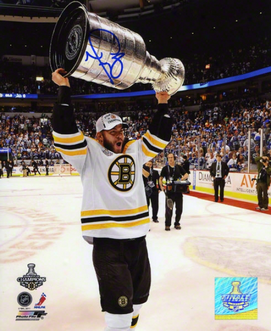 Nathan Horton Autographed 8x10 Photograph  Details: Boston Bruins, 2011 Nhl Stanley Cup Champions