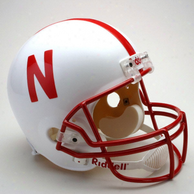 Nebraska Cornhuskers Deluxe Replica Riddell Helmet