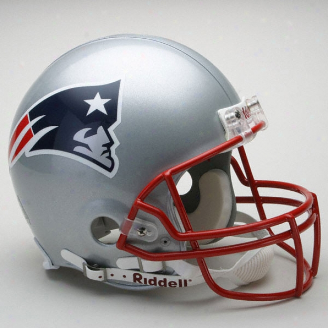 New England Patriots Authentic Pro Line Riddell Full Size Helmet