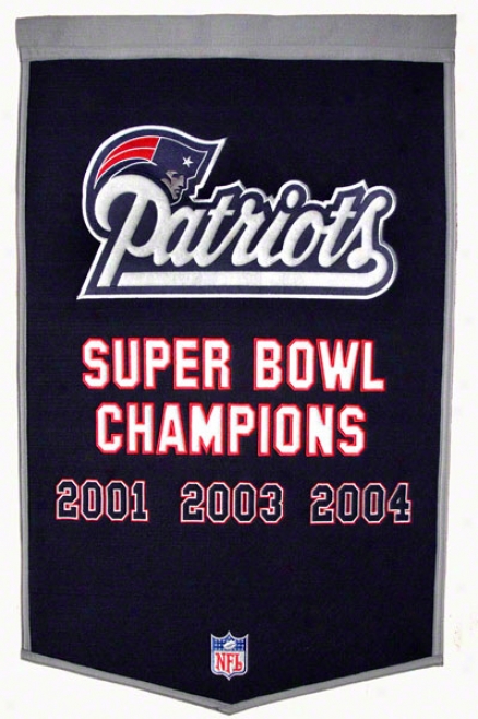 New England Patriits Dynasty Banner