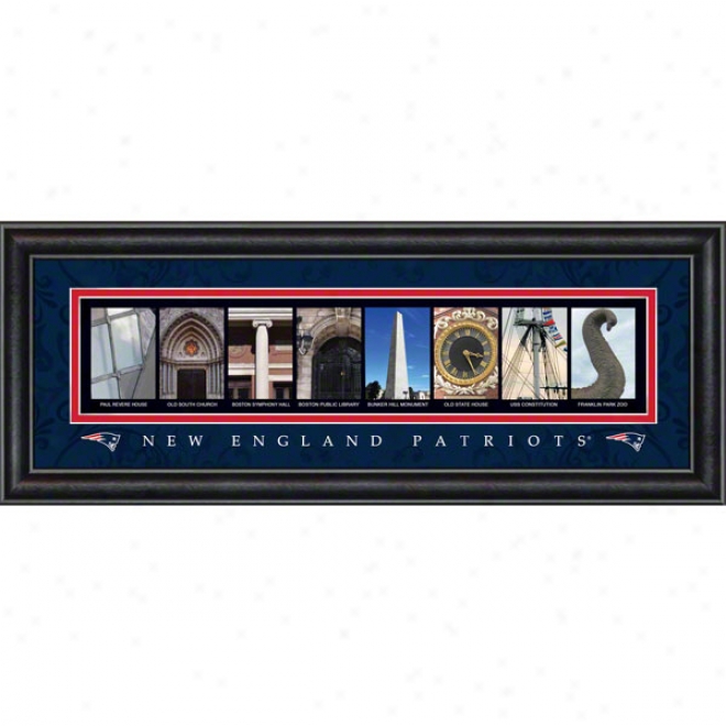 New England Pa5riots Letter Art