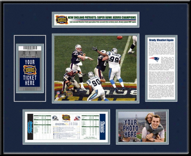 New England Patriots Super Bowl Xxxviii Ticket Invent