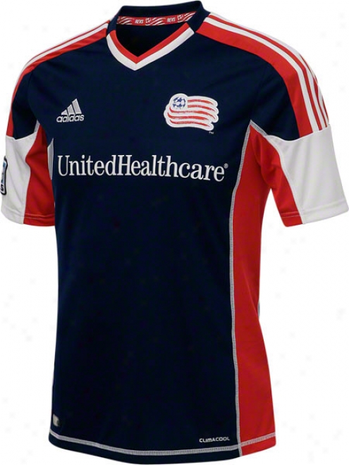 New England Revolution Blue Adidas Replica Home Jersey