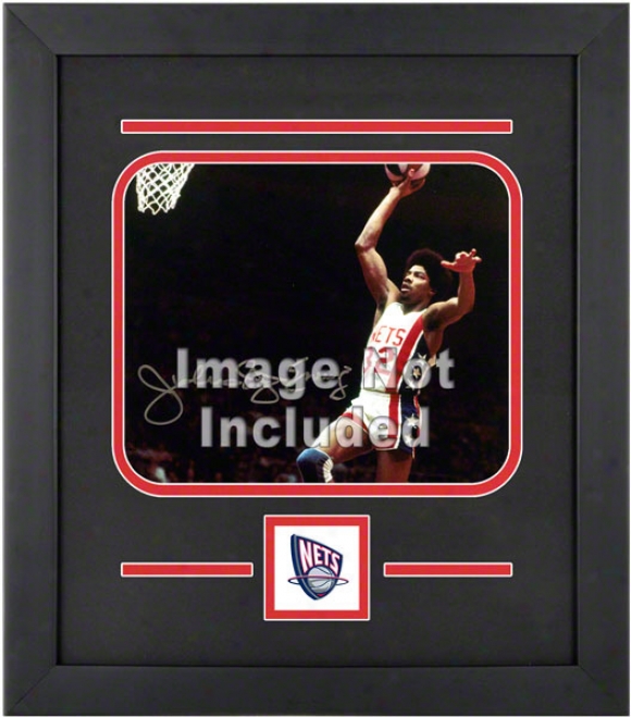 New Jersey Nets 8x10 Horizontal Setup Frame With Team Logo