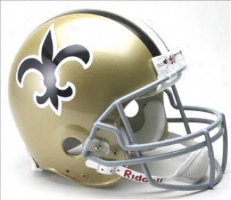 New Orleans Saints 1967-1975 Authentic Pro Line Riddel Throwback Full Size Helm