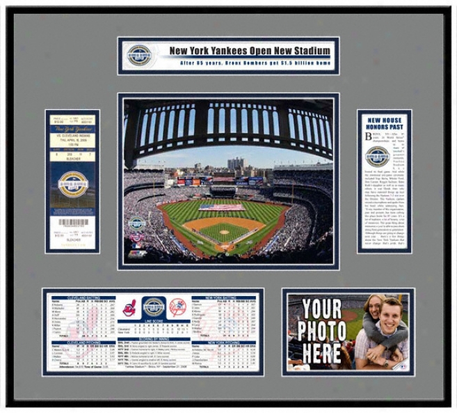 New Yankee Stadium Inaugural Game 2009 First Day Ticket Frame