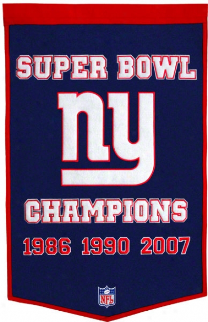 New York Giants Dynasty Banner