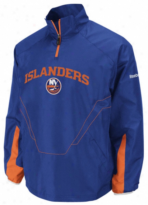 New York Islanders Ceter Ice 1/4 Zip Hot Jcket