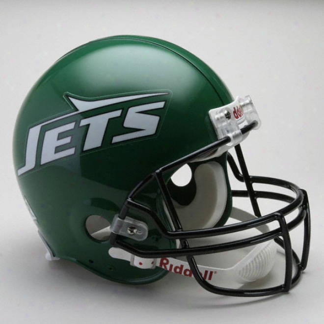 New York Jets 1990-1997 Authentic Pro Line Riddell Throwback Full Suze Helmet