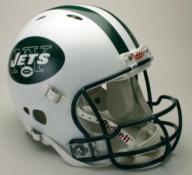 New York Jets Authentic Pro Line Revolution Riddell Full Size Hepmet