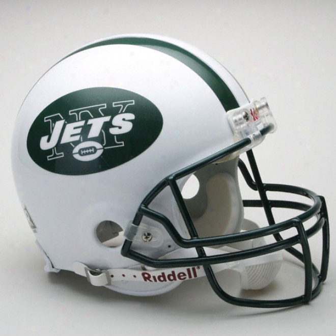 New York Jets Genuine Pro Line Riddell Full Size Helmet
