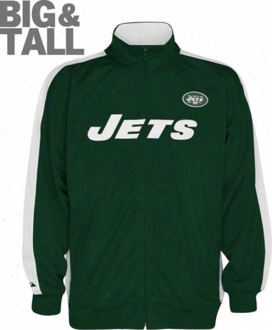 New York Jets Big & Tall Qb Track Jacket