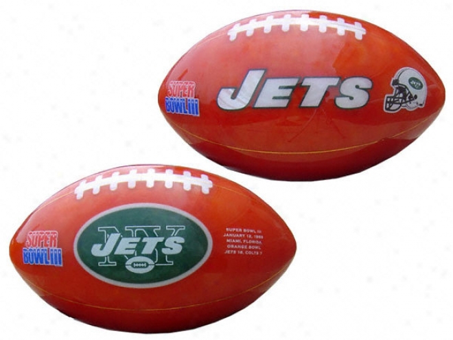 New York Jets Cut-stone Footbali