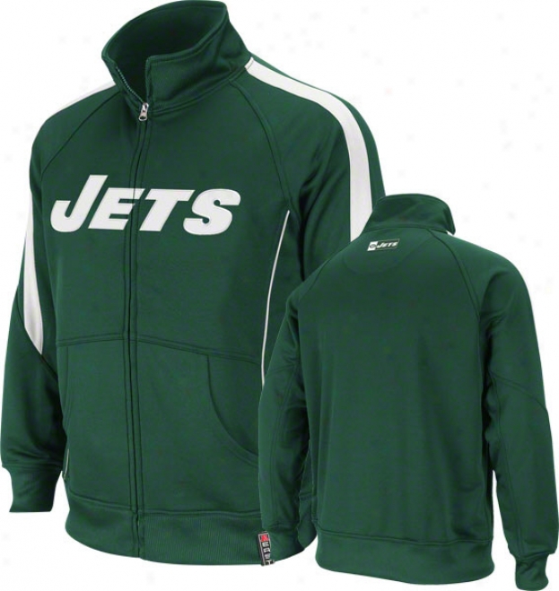 New York Jets Green Tailgate Time Track Jacket