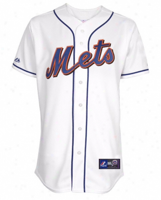 New York Mets Home White Mlb Replica Jersey