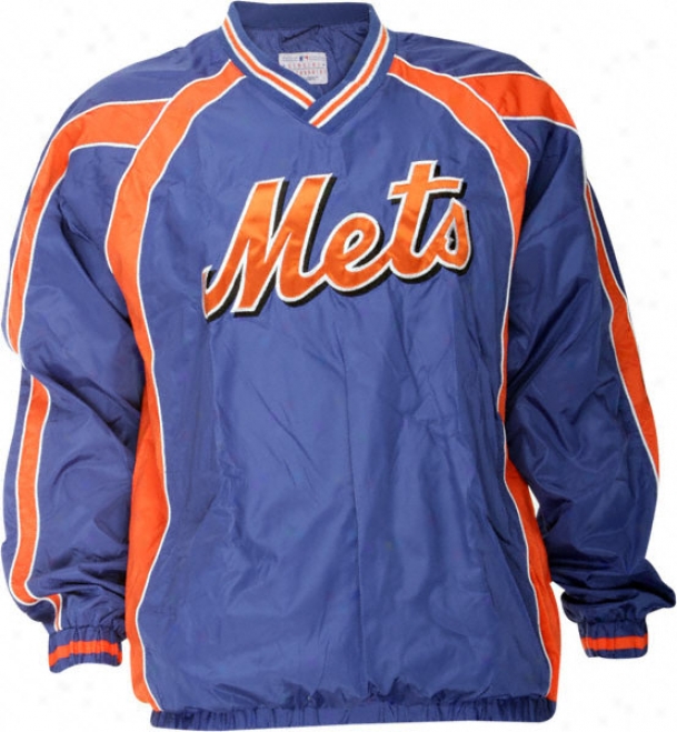 New York Mets Lightweight V-neck Pullover Jacket