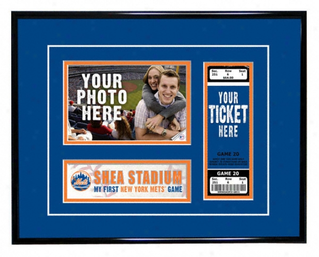 New York Mets - My First Game - Ticket Frame