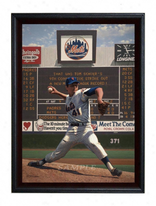 New York Mets - &quotseaver's 10k Day&quot - Oversized - Framed Giclee