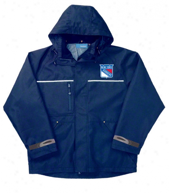 New York Rangers Jacket Blue Reebok Yukon Jacket