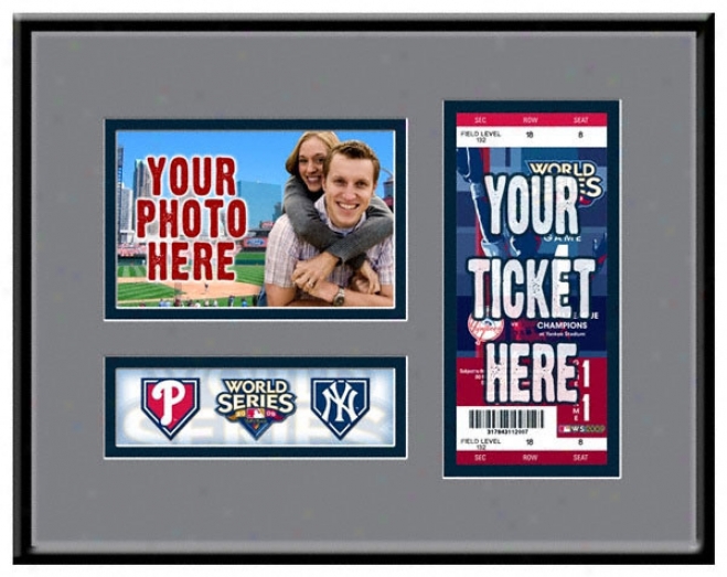 New York Yankees 2009 World Series Game Day Ticket Frame