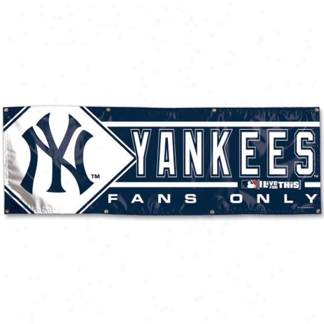 New York Yankees 2x6 Vinyl Banner