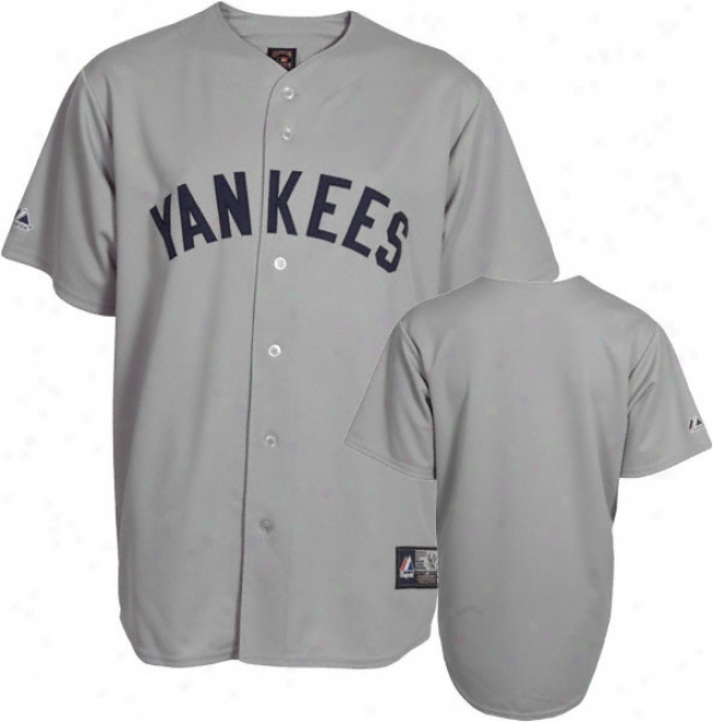 New York Yankees Cooperstown Grey Replica Jersey