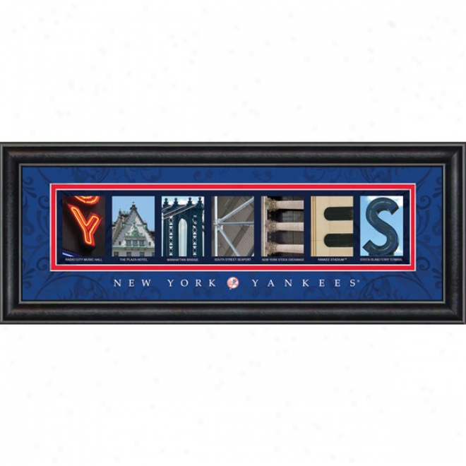 New York Yankees Letter Art