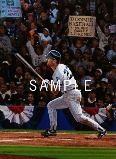 New York Yankees - &quotdonnie Baseball&quot Framed Lithograph