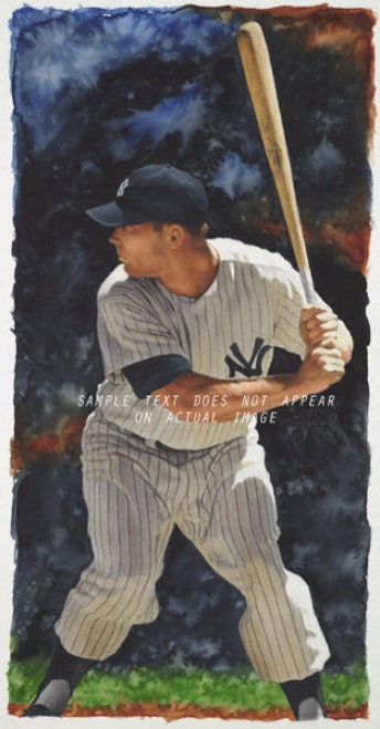 New York Yankees - &quotmantle&quot - Large - Unframed Giclee