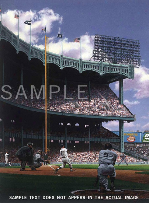 New York Yankees - &quotm&m Boys&quot - Large - Unframed Giclee