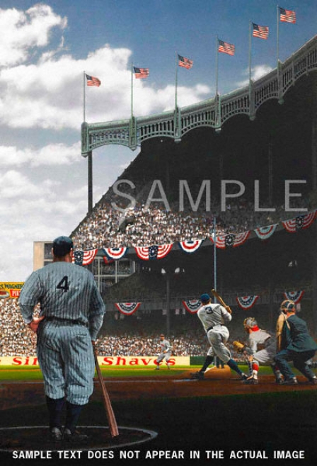 New York Yankees - &quotopening Day 1929&quot - Large - Unframed Giclee