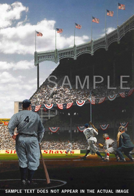 New York Yankees - &quotopening Day 1929&quot - Oversized - Unframed Giclee