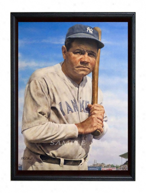 New York Yankees - &quotthe Bambino&quot - Wall - Framed Giclee