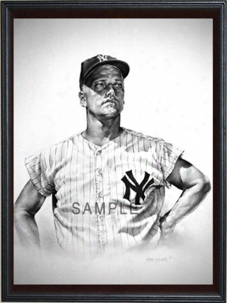 New York Yankees - &suotvintage Roger Maris&quot - Wall - Framed Giclee