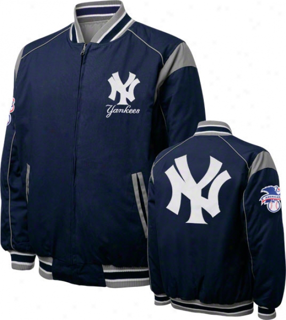 New York Yankees Turn Back The Clock Full-zip Rwversible Jacket