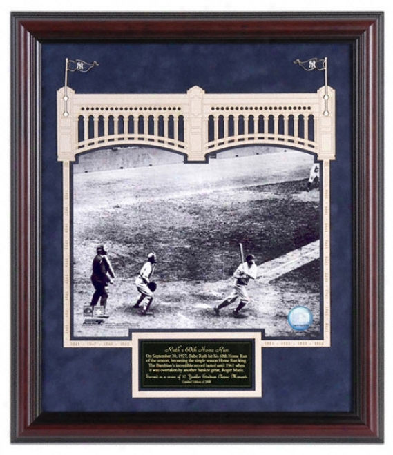 New York Yankees Yankee Stadium Ruth 60th Home Run Classic Moment # 2