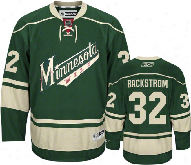 Niklas Backstrom Jersey: Reebok Alternate #32 Minnesota Wild Premier Jersey
