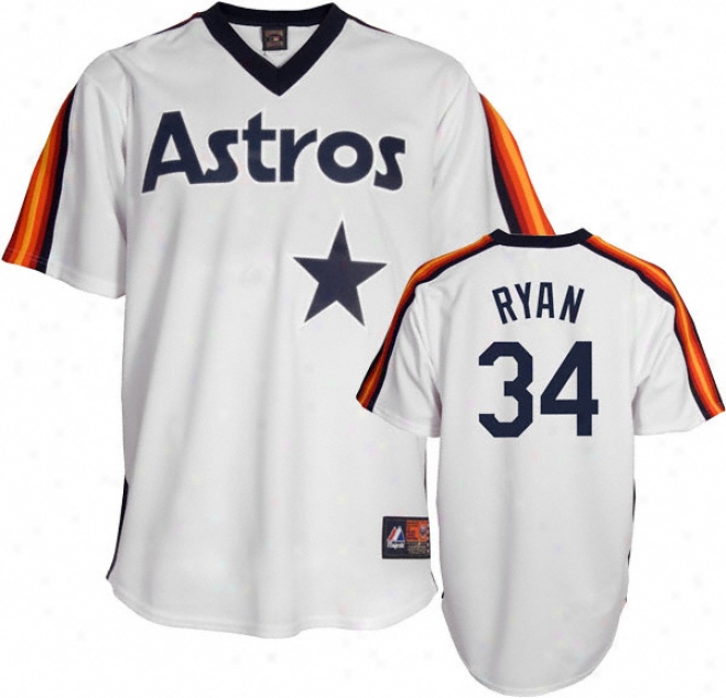 Nolan Ryan Houston Astros Cooperstown Replica Jersey