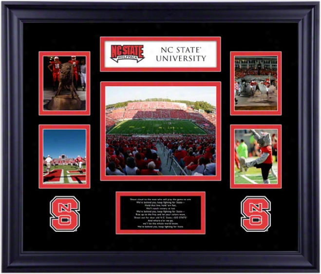 North Carolina State Wolfpaco Framed 5-photograph Collage