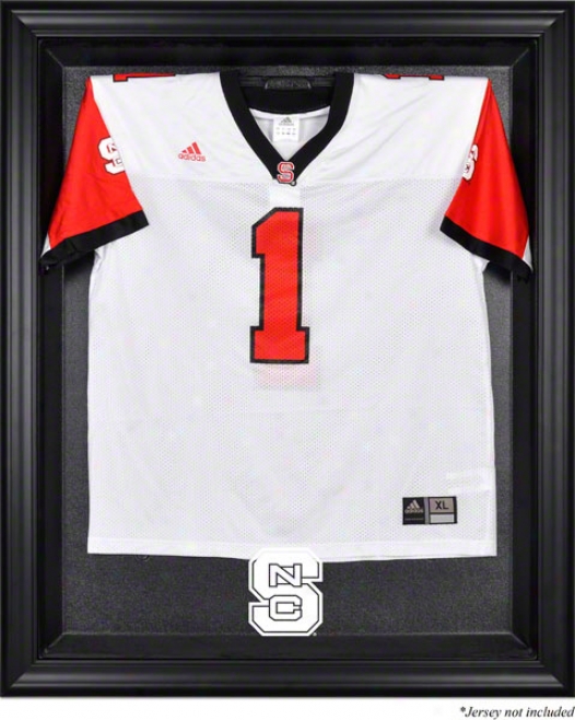 North Carolina State Wolfpack Framed Logo Jersey Display Case