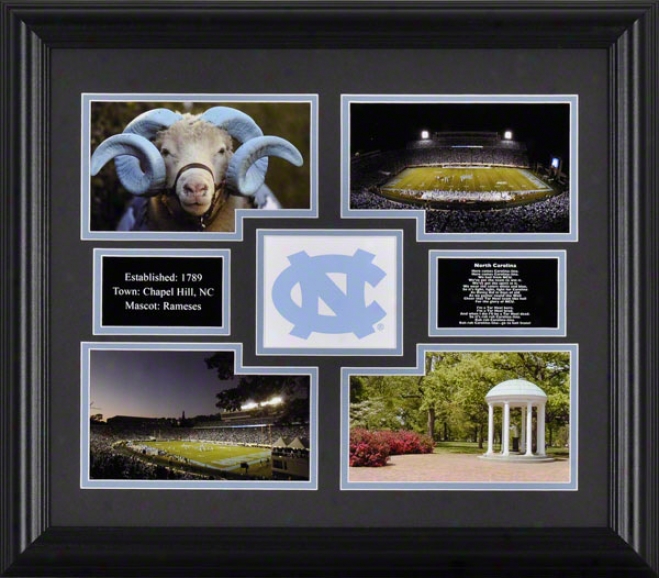 North Carolina Tar Heels Framed 4-photograph Collage