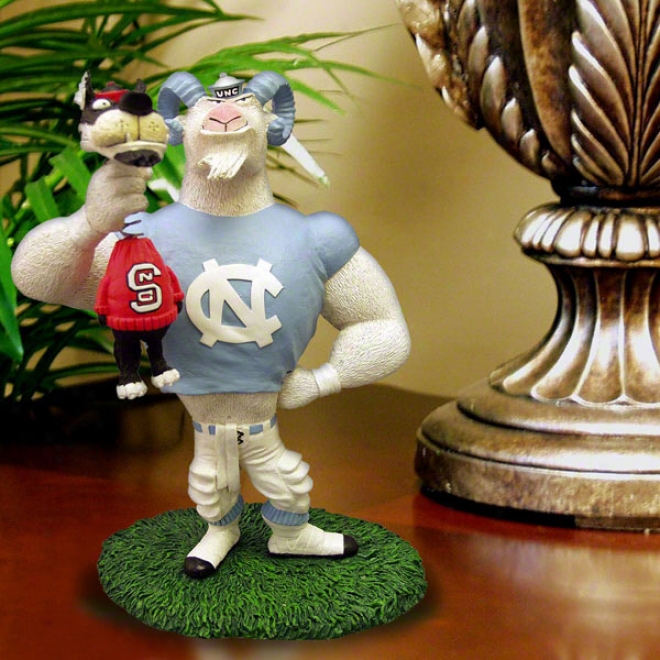 North Carolina Tar Heels Lester Single Choke Rivalry Figurine