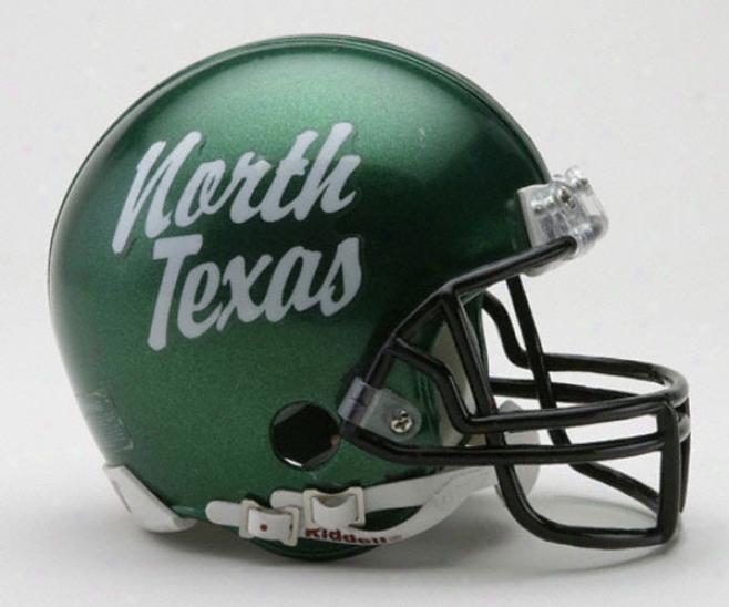 North Texas Mean Green Riddell Mini Helmet