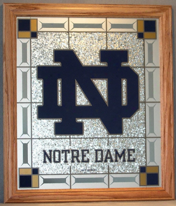 Notre Mistress Fighting Irish 15 1/2&quot X 18&quot Wall Plaque