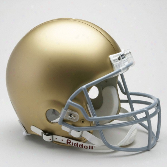 Notre Dame Fighting Irish Authentic Pro LineR iddell Full Size Helmet